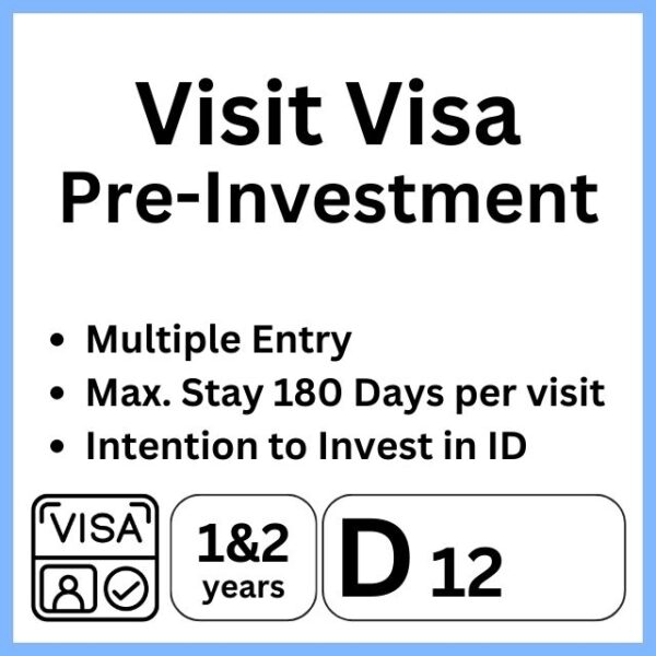 pre investment visa application d12