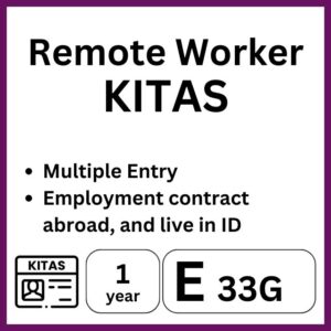 remote worker KITAS application e33g