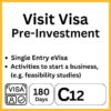 pre investment visa bali indonesia d12