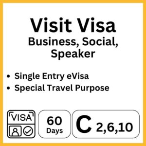 visit visa business visa social visa and speaker visa c2, c6, c10