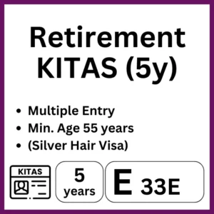 retirement KITAs Visa Indonesia Bali e33f application